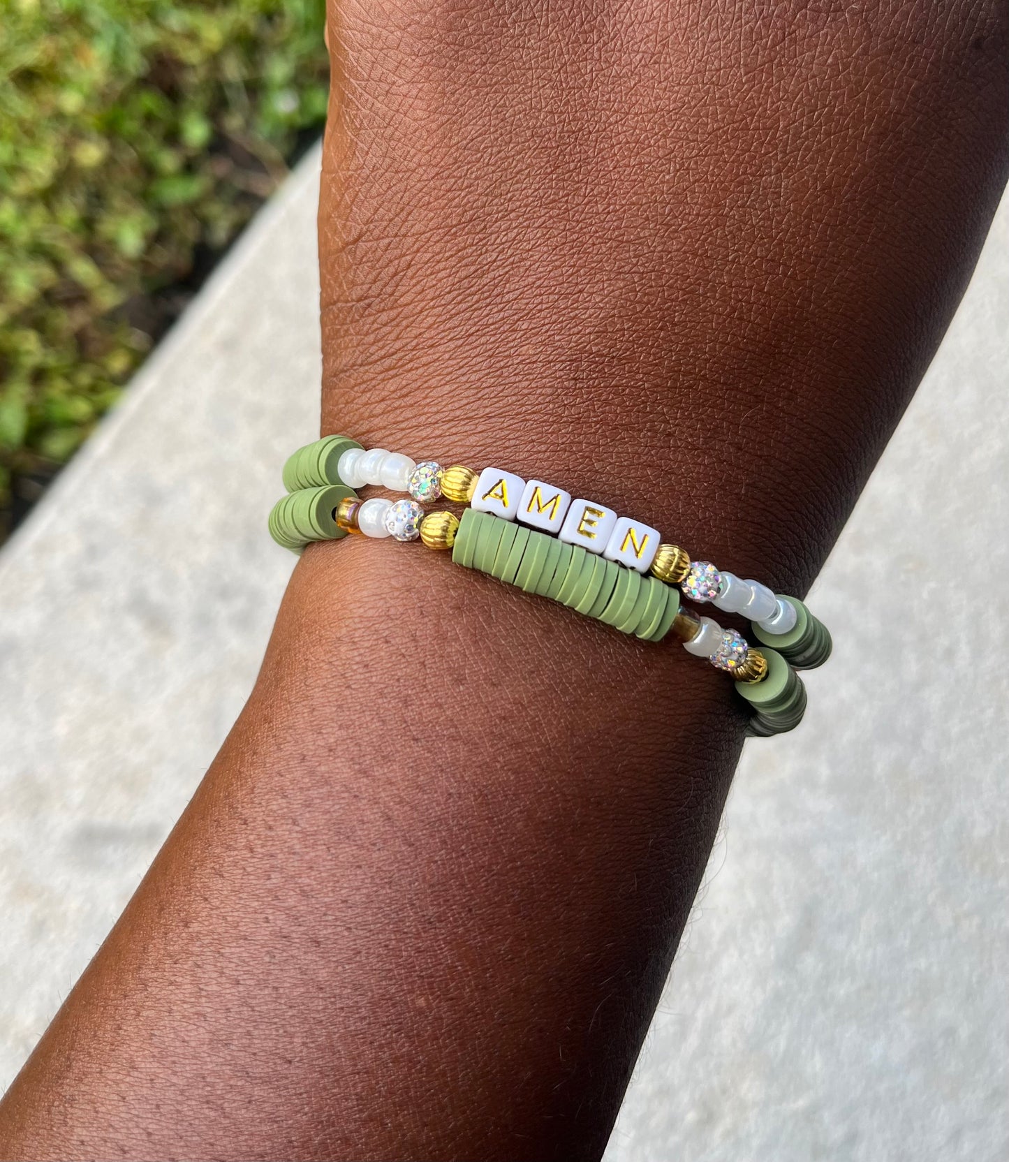 Amen Christian Bracelet | 2 Piece Set