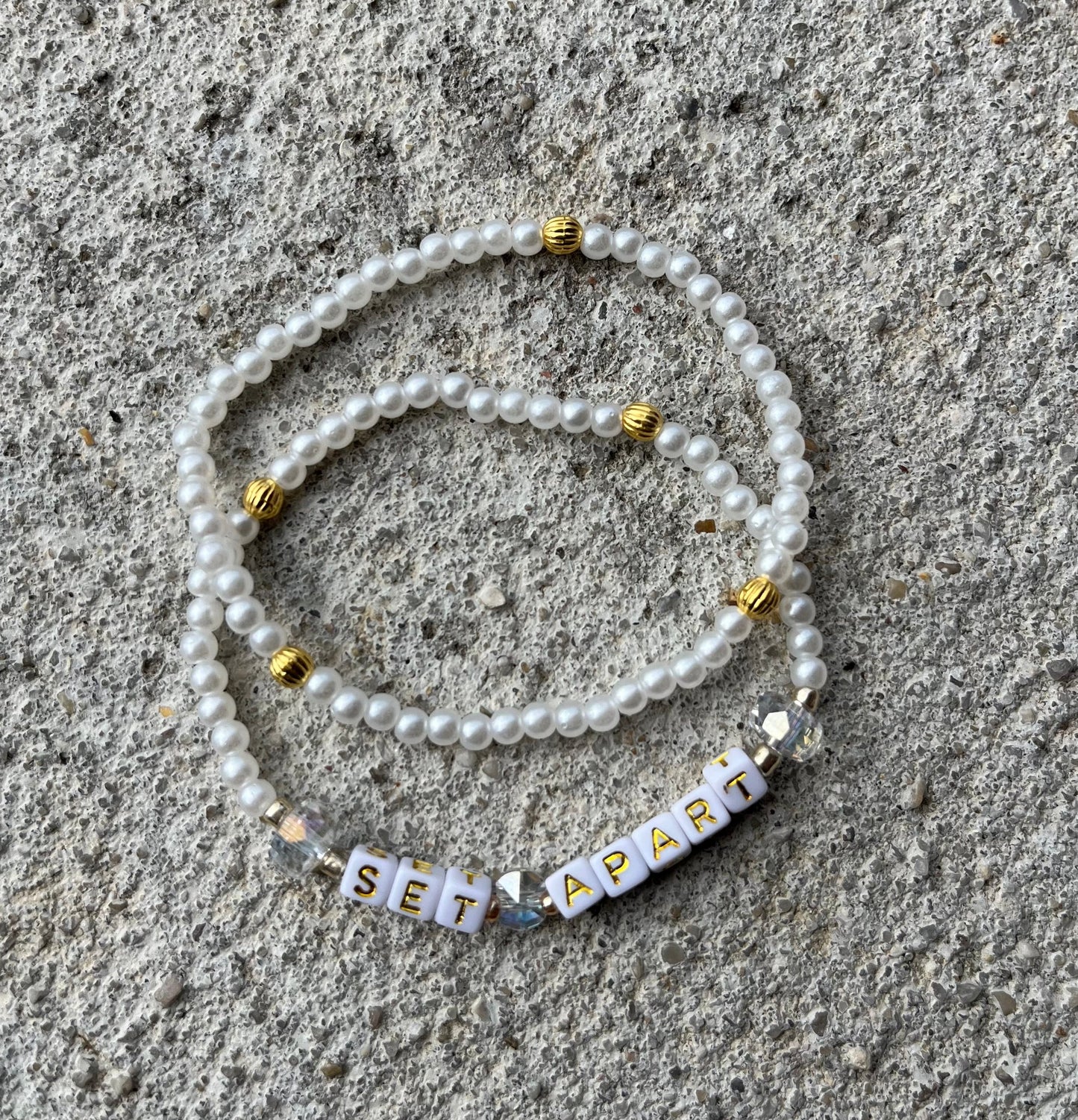 Set Apart Christian Bracelet | 2 Piece Set