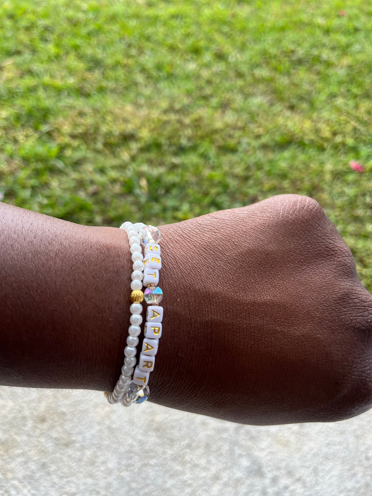 Set Apart Christian Bracelet | 2 Piece Set