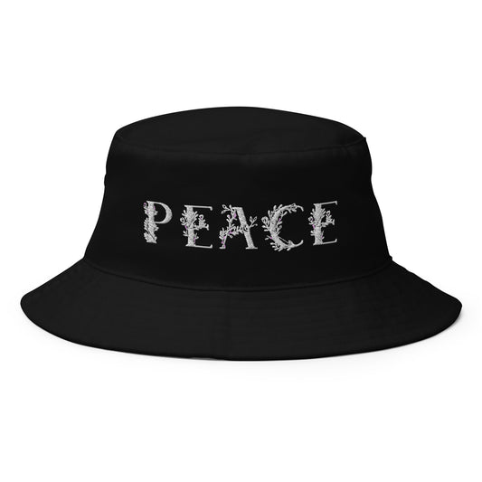 Peace Embroidered Christian Bucket Hat