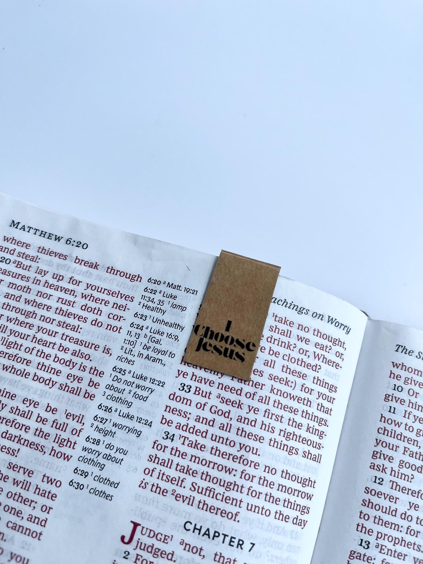 I Choose Jesus Magnetic Bookmark